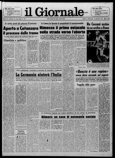 Il giornale nuovo : quotidiano del mattino